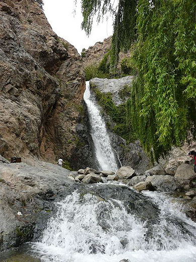 Cascade dans la vallée de l’Ourika