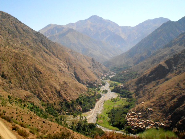 Panorama de la vallée de l’Ourika